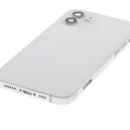 Back Housing W/ Small Parts For iPhone 12 (US Version) (Used OEM Pull: Grade B) (White)