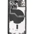Задня кришка з малими деталями для iPhone 12 (US Version) (Used OEM Pull: Grade C) (чорний)