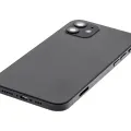 Задня кришка з малими деталями для iPhone 12 (US Version) (Used OEM Pull: Grade C) (чорний)