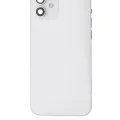 Back Housing W/ Small Parts For iPhone 12 (US Version) (Used OEM Pull: Grade C) (White)