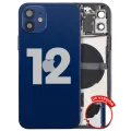 Задня кришка з малими деталями для iPhone 12 (US Version) (Used OEM Pull: Grade C) (синій)