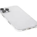 Back Housing W/ Small Parts For iPhone 12 Pro (EU / Global Version) (Used OEM Pull: Grade A) (Silver)