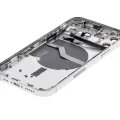 Back Housing W/ Small Parts For iPhone 12 Pro (EU / Global Version) (Used OEM Pull: Grade A) (Silver)