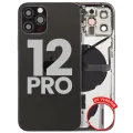 Back Housing W/ Small Parts For iPhone 12 Pro (US Version) (Used OEM Pull: Grade B) (Graphite)