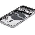 Back Housing W/ Small Parts For iPhone 12 Pro (US Version) (Used OEM Pull: Grade B) (Graphite)