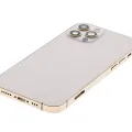 Back Housing W/ Small Parts For iPhone 12 Pro (US Version) (Used OEM Pull: Grade B) (Gold)