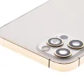 Back Housing W/ Small Parts For iPhone 12 Pro (US Version) (Used OEM Pull: Grade B) (Gold)