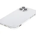 Back Housing W/ Small Parts For iPhone 12 Pro (US Version) (Used OEM Pull: Grade C) (Silver)