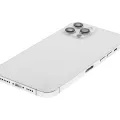 Back Housing W/ Small Parts For iPhone 12 Pro Max (US Version) (Used OEM Pull: Grade B) (Silver)