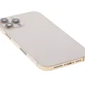 Back Housing W/ Small Parts For iPhone 12 Pro Max (US Version) (Used OEM Pull: Grade B) (Gold)
