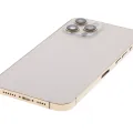 Back Housing W/ Small Parts For iPhone 12 Pro Max (US Version) (Used OEM Pull: Grade B) (Gold)