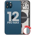 Back Housing W/ Small Parts For iPhone 12 Pro Max (US Version) (Used OEM Pull: Grade B) (Pacific Blue)