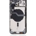 Заднє скло з дрібними деталями для iPhone 12 Pro Max (US Version) (Used OEM Pull: Grade C) (Silver)