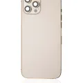 Back Housing W/ Small Parts For iPhone 12 Pro Max (US Version) (Used OEM Pull: Grade C) (Gold)