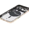 Back Housing W/ Small Parts For iPhone 12 Pro Max (US Version) (Used OEM Pull: Grade C) (Gold)