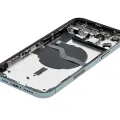 Back Housing W/ Small Parts For iPhone 12 Pro Max (US Version) (Used OEM Pull: Grade C) (Pacific Blue)