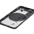 Back Housing W/ Small Components Pre-Installed For iPhone SE (2020) (Used OEM Pull: Grade C) (Black)