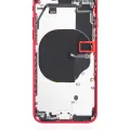 Back Housing W/ Small Components Pre-Installed For iPhone SE (2020) (Used OEM Pull: Grade C) (Red)
