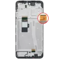 Дисплейний модуль (LCD) з рамкою для Motorola Moto G53 (XT2335 / 2022) (Refurbished) (Усі кольори)