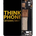 OLED Assembly With Frame For Motorola Moto ThinkPhone (XT2309 / 2023) (Refurbished) (Carbon Black)