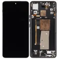 OLED Assembly With Frame For Motorola Moto ThinkPhone (XT2309 / 2023) (Refurbished) (Carbon Black)