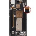 OLED Assembly With Frame For Motorola Moto ThinkPhone (XT2309 / 2023) (Refurbished) (Carbon Black)