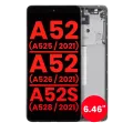 OLED Assembly With Frame For Samsung Galaxy A52 4G (A525 / 2021) / A52 5G (A526 / 2021) / A52S 5G (A528 / 2021) (6.46") (Aftermarket Plus) (Awesome White)