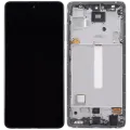OLED Assembly With Frame For Samsung Galaxy A52 4G (A525 / 2021) / A52 5G (A526 / 2021) / A52S 5G (A528 / 2021) (6.46") (Aftermarket Plus) (Awesome White)