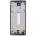 OLED Assembly With Frame For Samsung Galaxy A52 4G (A525 / 2021) / A52 5G (A526 / 2021) / A52S 5G (A528 / 2021) (6.46") (Aftermarket Plus) (Awesome White)