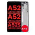 OLED Assembly With Frame For Samsung Galaxy A52 4G (A525 / 2021) / A52 5G (A526 / 2021) / A52S 5G (A528 / 2021) (6.46") (Aftermarket Plus) (Awesome Violet)