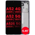OLED Assembly With Frame For Samsung Galaxy A52 4G (A525 / 2021) / A52 5G (A526 / 2021) / A52S 5G (A528 / 2021) (6.46") (Aftermarket Plus) (Awesome Violet)