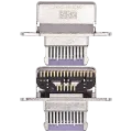 Charging Port Only For iPad Mini 6 (Soldering Required) (Purple) (10 Pack)