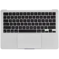 Top Case with Battery and Keyboard (ANSI US) For MacBook Air 13" A2681 (2022) (Silver)