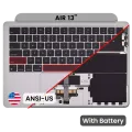Top Case with Battery and Keyboard (ANSI US) For MacBook Air 13" A2681 (2022) (Space Gray)
