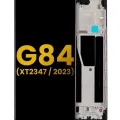 Дисплейний модуль (OLED) з рамкою для Motorola Moto G84 (XT2347 / 2023) (Refurbished) (Усі кольори)