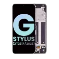 LCD Assembly With Frame For Motorola Moto G Stylus 4G (XT2317 / 2023) (Genuine OEM) (Pink)