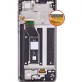LCD Assembly With Frame For Motorola Moto G Stylus 4G (XT2317 / 2023) (Genuine OEM) (Pink)