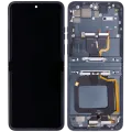 Main OLED Assembly With Frame For Motorola Razr 2023 / Razr 40 (XT2323 / 2023) (Genuine OEM) (Sage Green)