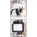Main OLED Assembly With Frame For Motorola Razr 2023 / Razr 40 (XT2323 / 2023) (Genuine OEM) (Vanilla Cream)