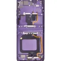 Main OLED Assembly With Frame For Motorola Razr 2023 / Razr 40 (XT2323 / 2023) (Genuine OEM) (Grape Compote)