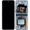 Inner OLED Assembly With Frame For Motorola Moto Razr Plus 2023 / Razr 40 Ultra (XT2321 / 2023) (Refurbished) (Glacier Blue)