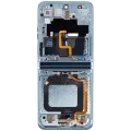 Inner OLED Assembly With Frame For Motorola Moto Razr Plus 2023 / Razr 40 Ultra (XT2321 / 2023) (Refurbished) (Glacier Blue)