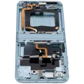 Inner OLED Assembly With Frame For Motorola Moto Razr Plus 2023 / Razr 40 Ultra (XT2321 / 2023) (Refurbished) (Glacier Blue)