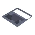 Top OLED Back cover Glass For Motorola Razr / Razr 40 (XT2323 / 2023) (Genuine OEM) (Sage Green)