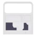 Top OLED Back cover Glass For Motorola Razr / Razr 40 (XT2323 / 2023) (Genuine OEM) (Tofu)