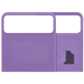Top OLED Back cover Glass For Motorola Razr / Razr 40 (XT2323 / 2023) (Genuine OEM) (Grape Compote)