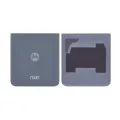 Bottom Back cover Glass For Motorola Razr / Razr 40 (XT2323 / 2023) (Genuine OEM) (Sage Green)