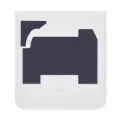 Bottom Back cover Glass For Motorola Razr / Razr 40 (XT2323 / 2023) (Genuine OEM) (Tofu)