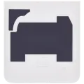Bottom Back cover Glass For Motorola Razr / Razr 40 (XT2323 / 2023) (Genuine OEM) (Tofu)