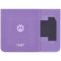 Bottom Back cover Glass For Motorola Razr / Razr 40 (XT2323 / 2023) (Genuine OEM) (Grape Compote)